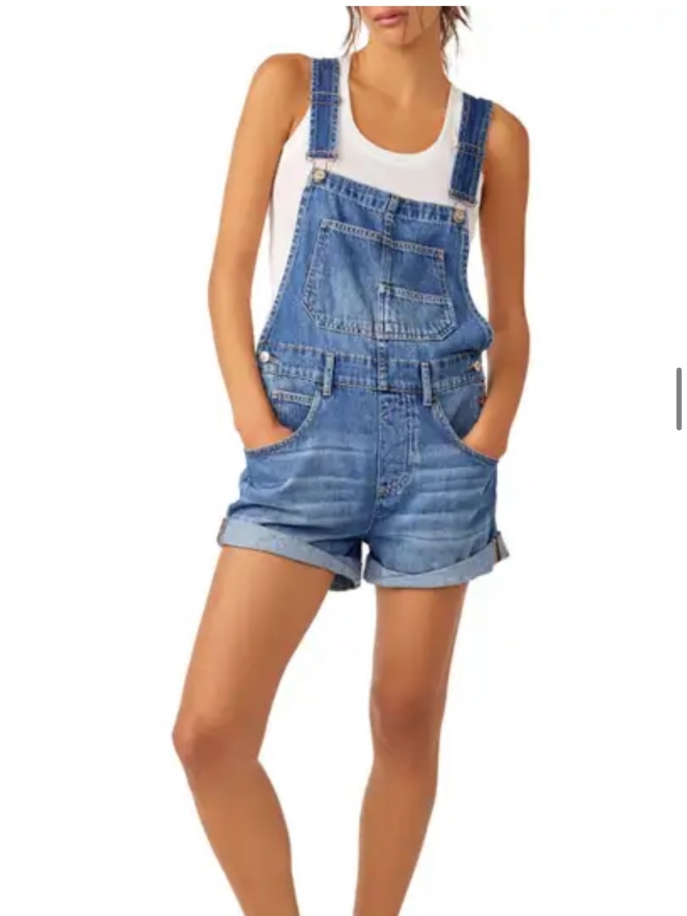 Free People Ziggy shortalls Overalls